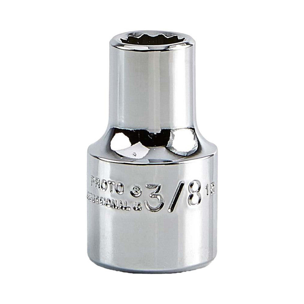 Proto J5412 Hand Socket 3/8" Socket, 12-Point