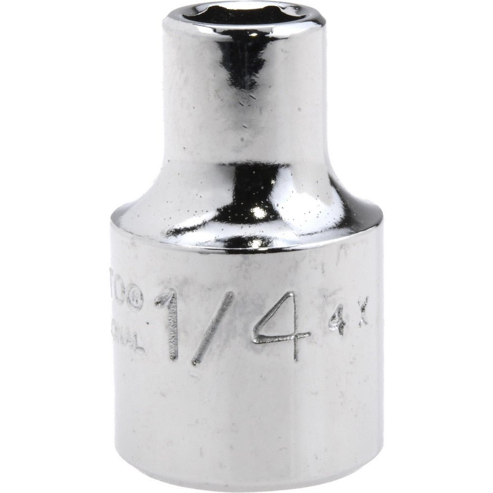 Proto J5208H Hand Socket 1/4" Socket, 6-Point