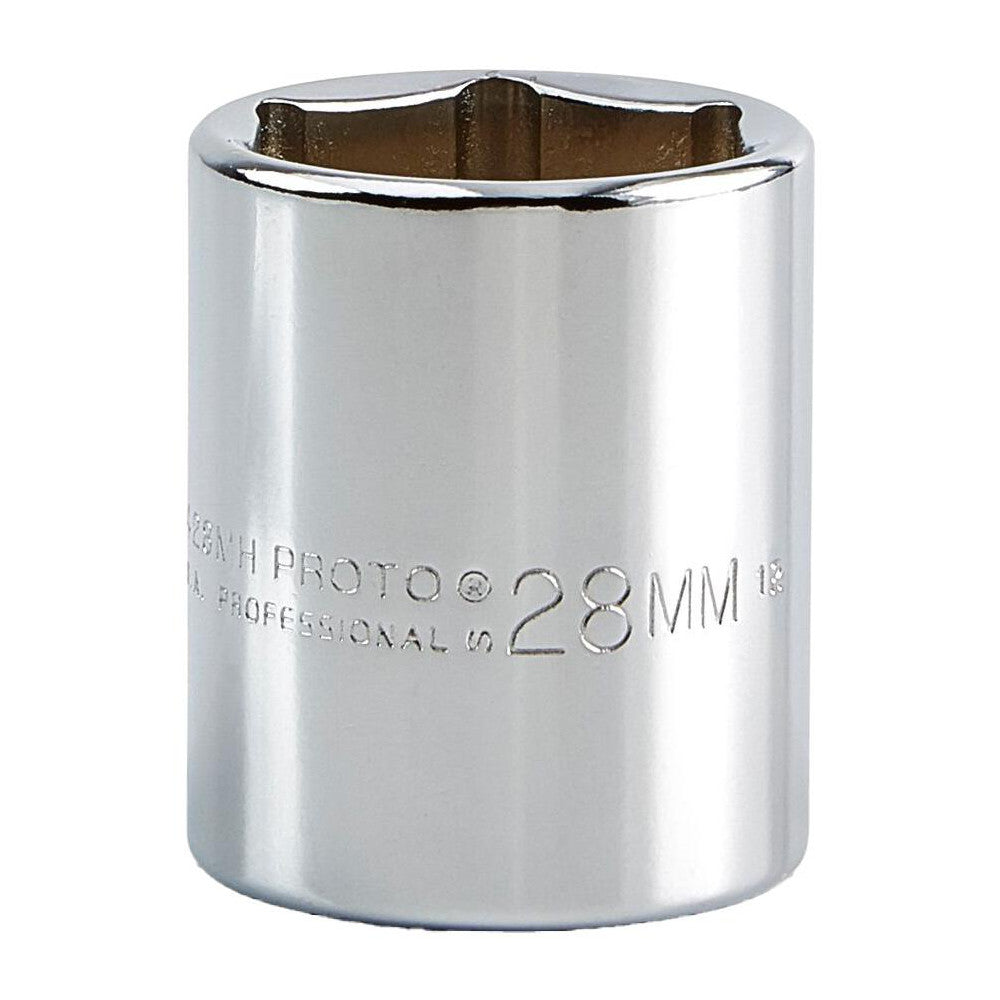 Proto J5428MH Hand Socket 28 mm Socket, 6-Point