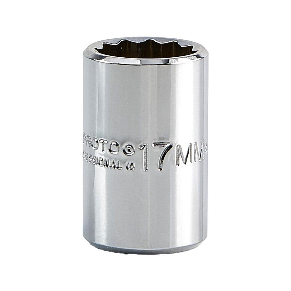 Proto J5417M Hand Socket 17 mm Socket, 12-Point