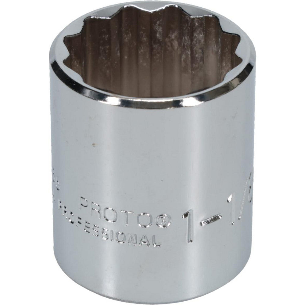 Proto J5436 Hand Socket 1-1/8" Socket, 12-Point