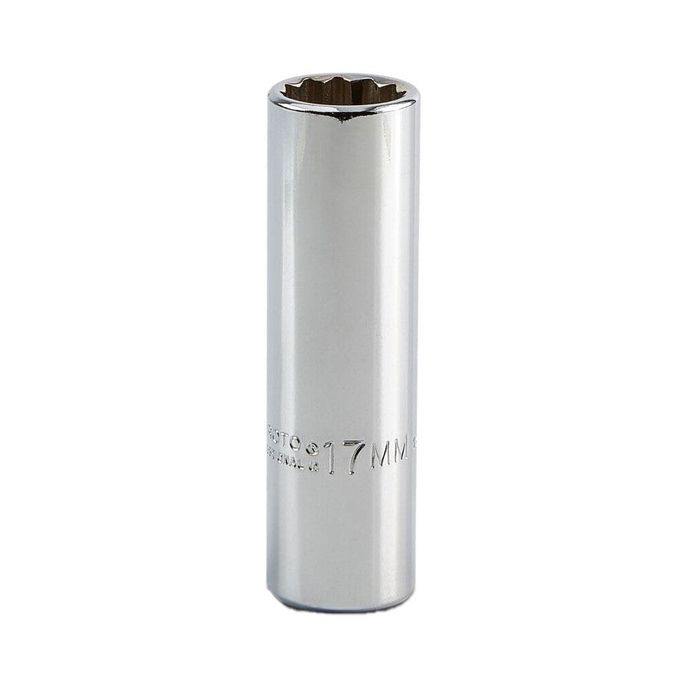 Proto J5317M Deep Hand Socket 17 mm Socket, 12-Point