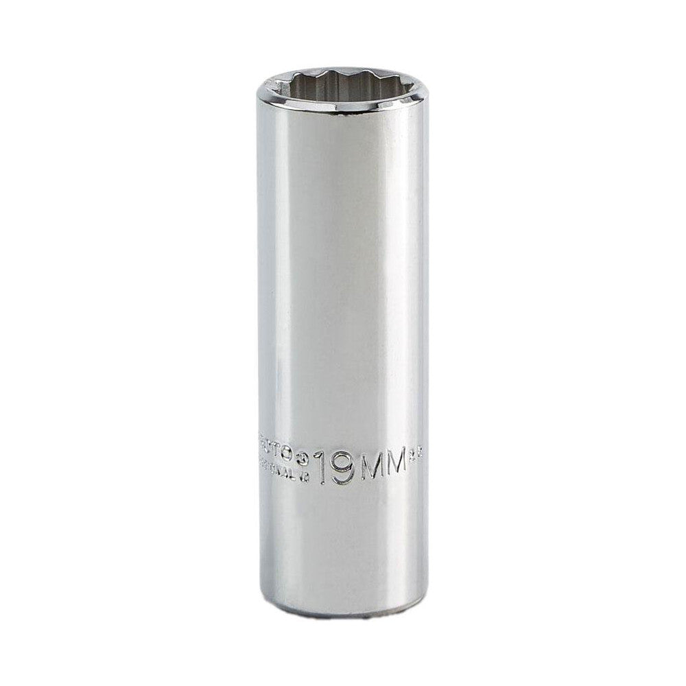 Proto J5319M Deep Hand Socket 19 mm Socket, 12-Point