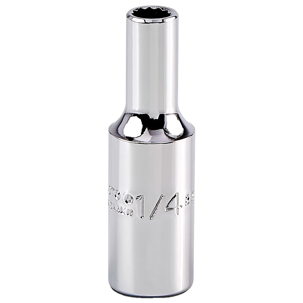 Proto J5008 Deep Hand Socket 1/4" Socket, 12-Point