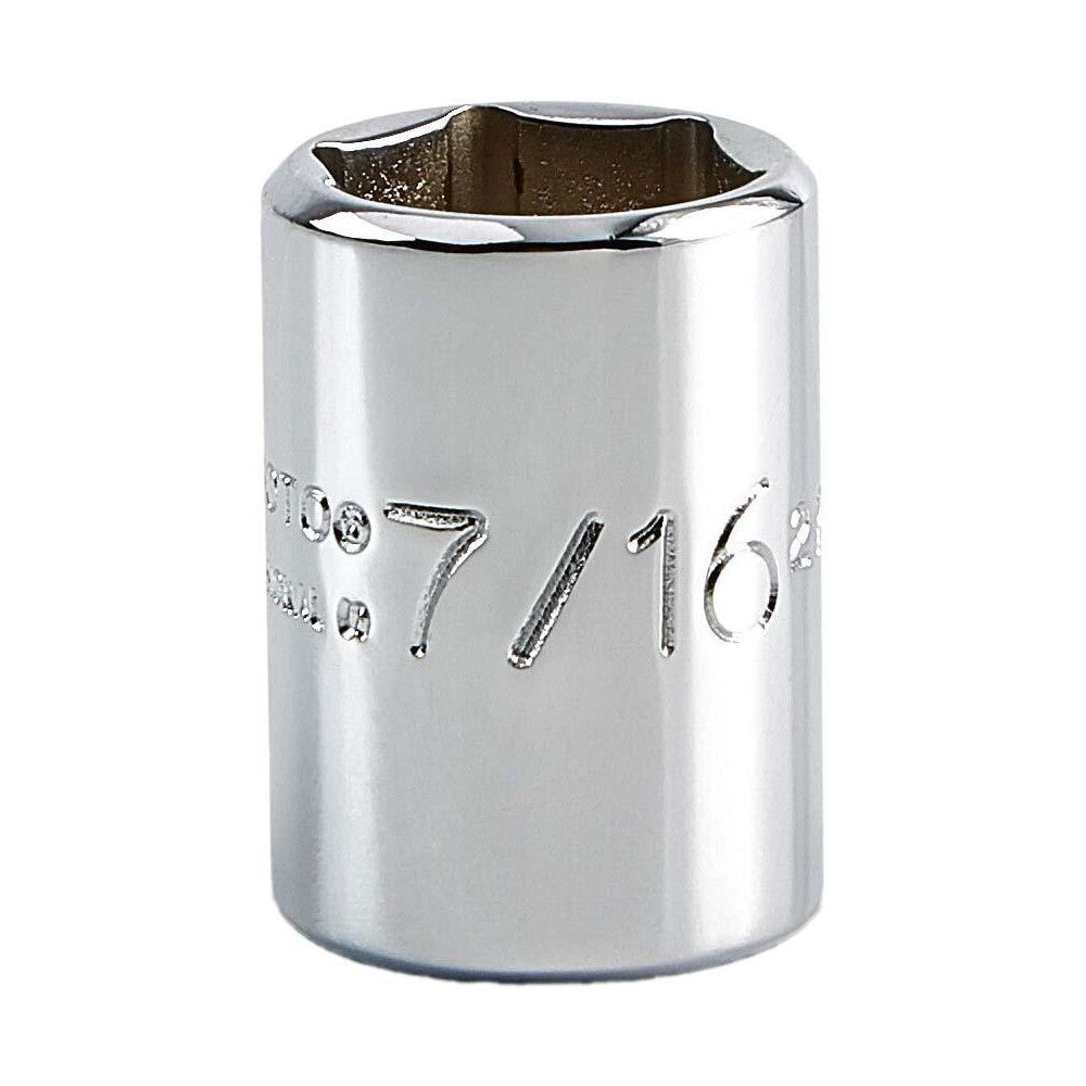 Proto J4714 Hand Socket 7/16" Socket, 6-Point