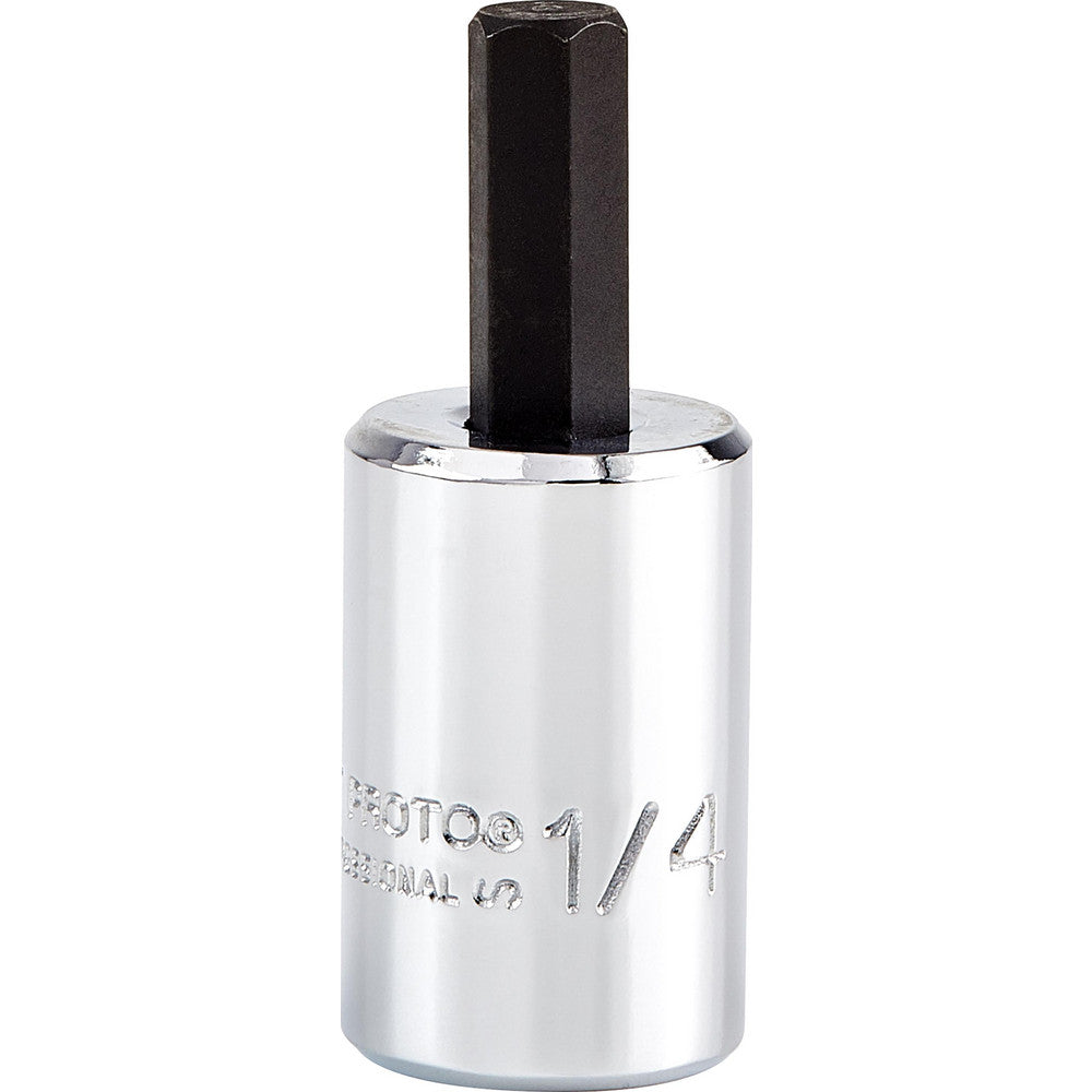 Proto J49901/4ST Hand Hex Bit Socket 3/8" Drive, 1/4" Hex