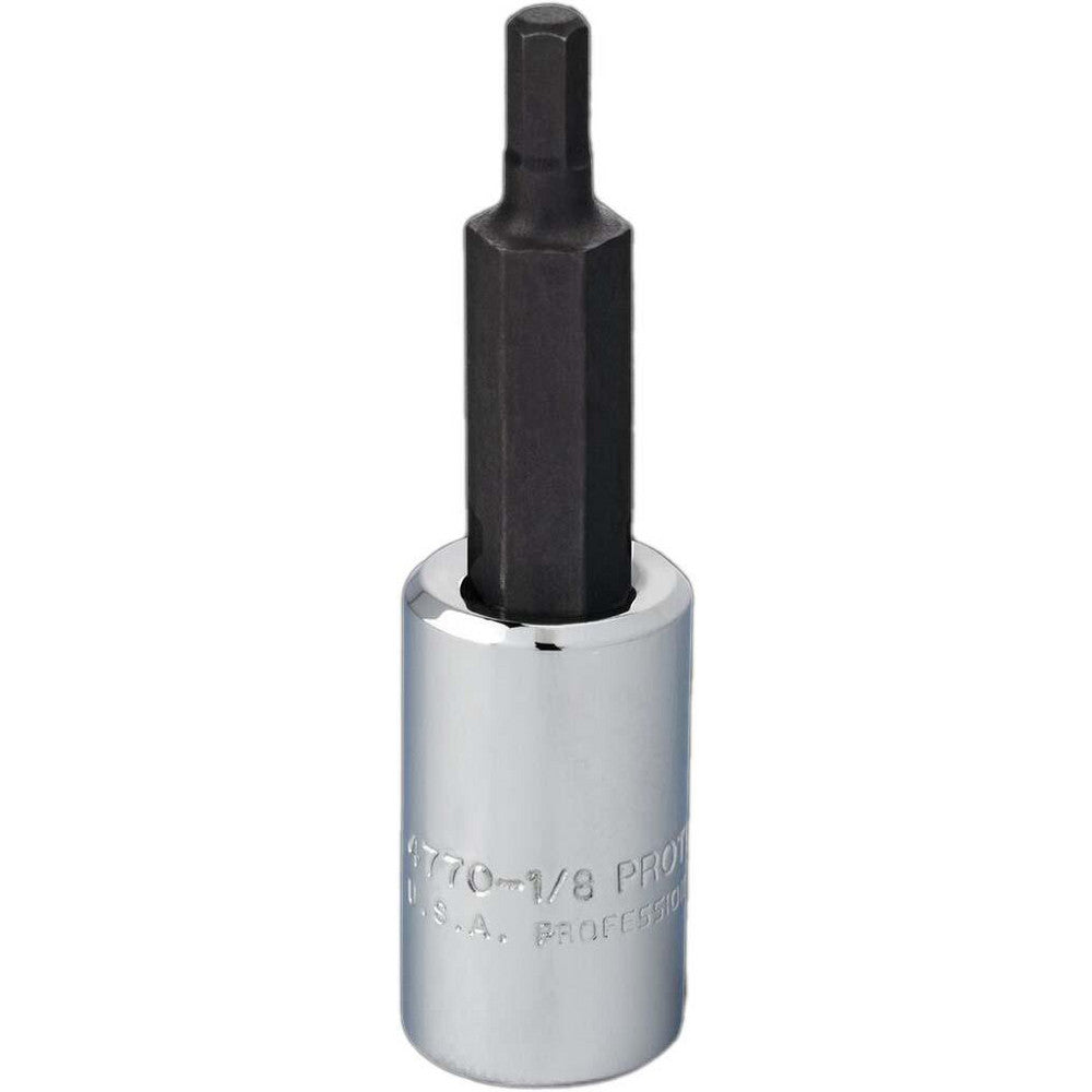 Proto J47701/8 Hand Hex Bit Socket 1/4" Drive, 1/8" Hex