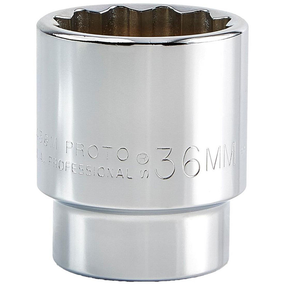 Proto J5436M Hand Socket 36 mm Socket, 12-Point