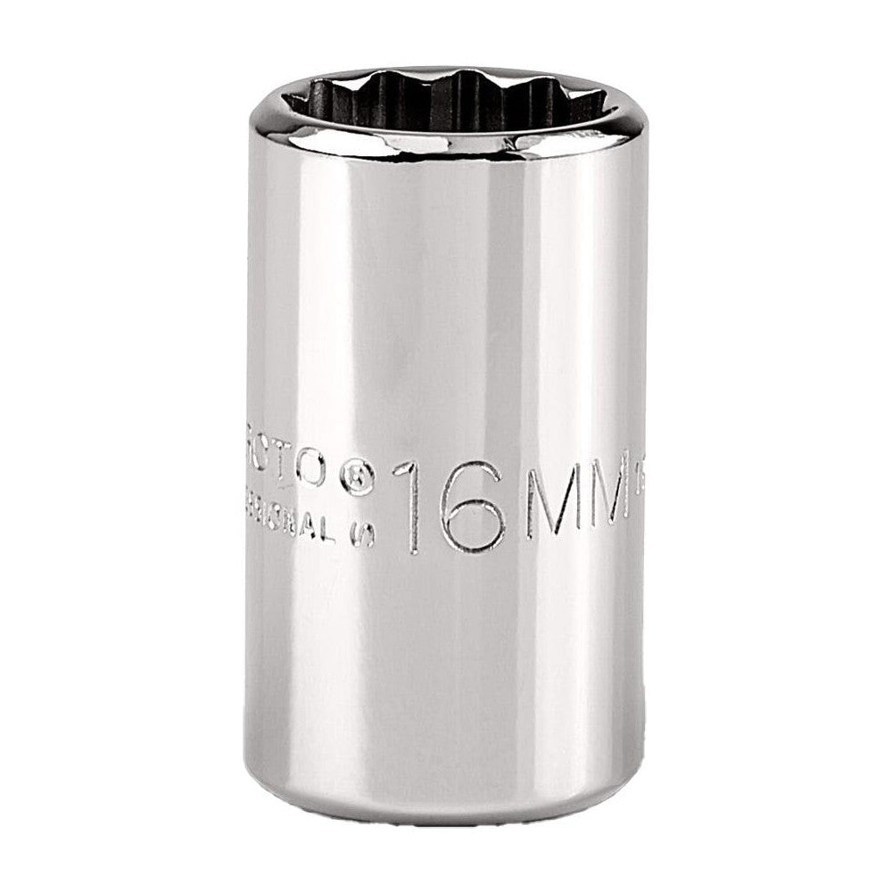Proto J5416M Hand Socket 16 mm Socket, 12-Point