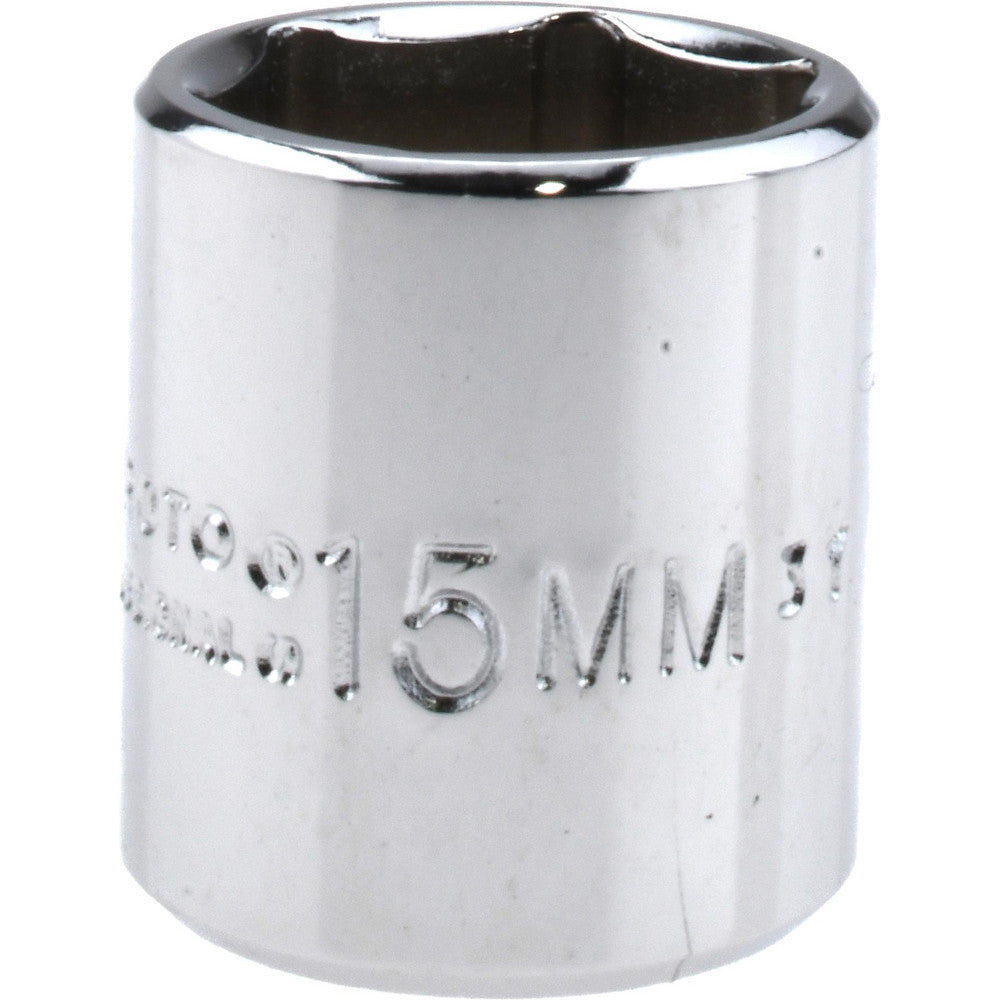 Proto J4715M Hand Socket 15 mm Socket, 6-Point