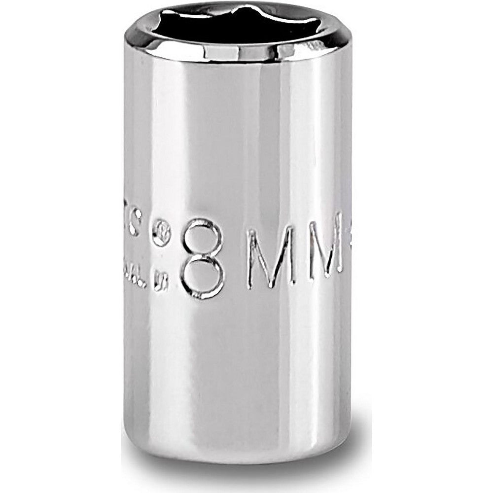 Proto J4708M Hand Socket 8 mm Socket, 6-Point