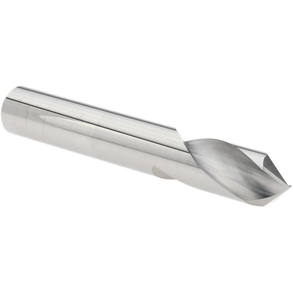 Micro 100 SPD-375-100 Spotting Drill 3/8" Dia, 100 &deg Point, 2-1/2" OAL, Solid Carbide