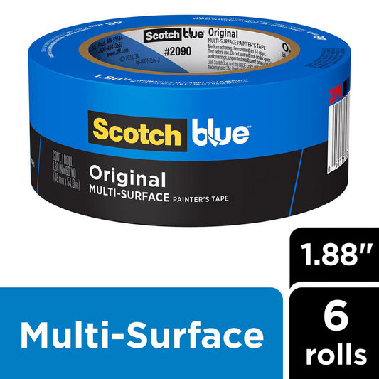 3M 7100217883 Masking & Painter's Tape Tape Type Painter's  Tape Material Paper  Length (Meters) 54.800  Thickness (mil) 11.9380  Color Blue  Series 2090-48SC6