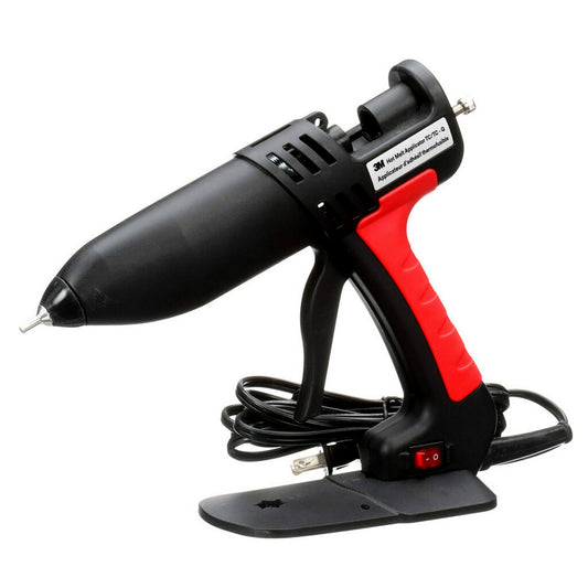 3M 7100278633 Caulk Guns & Adhesive Applicators Frame Type Full-Barrel  Glue Stick Size 5/8 x 2 in TC  Cord Length (Feet) 10  Color Red Black  Voltage 120V  For Use With Glue Sticks