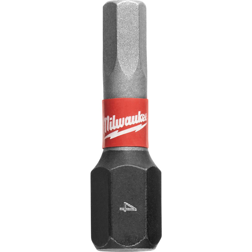 Milwaukee Tool 48-32-4726 Hex Screwdriver Bits Ball End No  Measurement Type Metric  Drive Size (Inch) 1/4  Hex Size (mm) 4.000  Overall Length (Inch) 1  