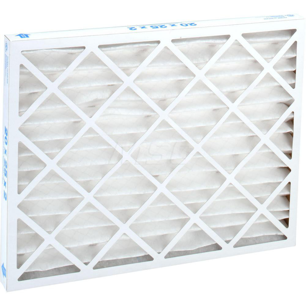 Pro-Source PRO10390 Pleated Air Filter Wire-Backed Pleated, MERV 8, Synthetic, 35% Efficient, 20" High, 25" Wide, 2" Deep