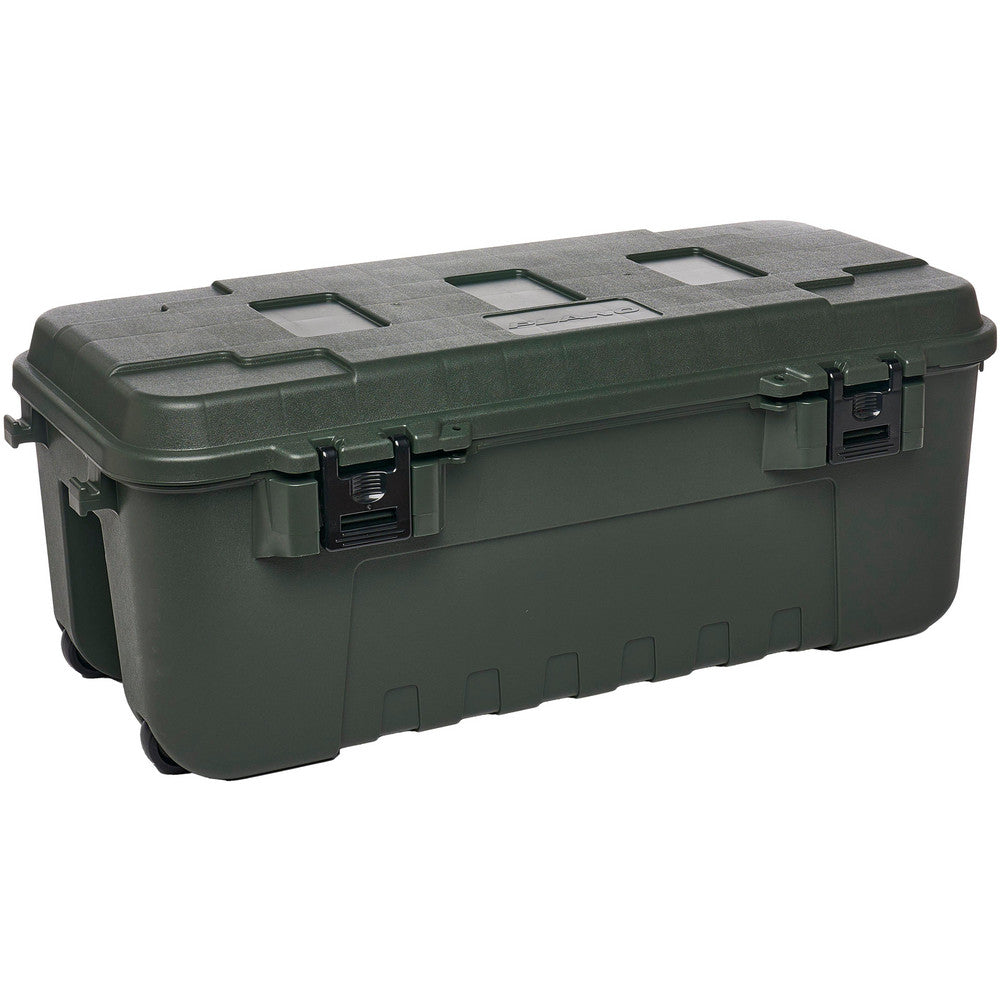 Plano Molding P000044 Totes & Storage Containers Container Type Cargo Box Chest  Overall Height 14in  Overall Width 18in  Overall Length 37.25in  Load Capacity 27 Gal  Material Family Plastic