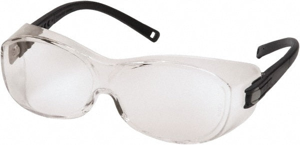 PYRAMEX S3510SJ Safety Glass Scratch-Resistant, Polycarbonate, Clear Lenses, Frameless, UV Protection