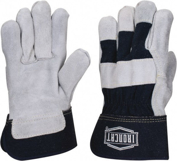 PIP IC5/L Welding Gloves Ironcat IC5, Size Large, Uncoated-Coated, Split Cowhide Leather, Pair, for Agriculture, Foundry Operations, Mining & Heavy Construction