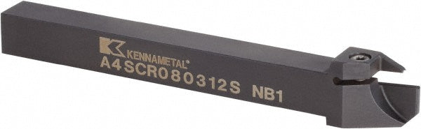 Kennametal 4168856 Indexable Cutoff Toolholder 14.5 mm Max Depth of Cut, 28 mm Max Workpiece Dia, 2 mm Min Insert Width, Right Hand