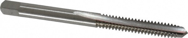 Cleveland C54325 #10-24 Plug RH 2B/3B H3 Bright High Speed Steel 2-Flute Straight Flute Hand Tap