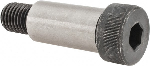 Value Collection 711158BR Shoulder Screw 1" Shoulder Dia, 2" Shoulder Length, 3/4-10, 4140 Alloy Steel, Hex Socket