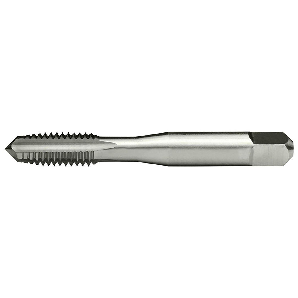Cleveland C60752 1/4-28 Plug LH 3B H3 Bright High Speed Steel 4-Flute Straight Flute Hand Tap