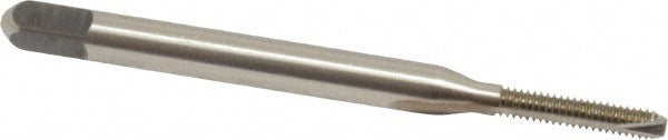 Cleveland C57032 Spiral Point Tap #2-56, UNC, 2 Flutes, Bottoming, 2B, High Speed Steel, Bright Finish