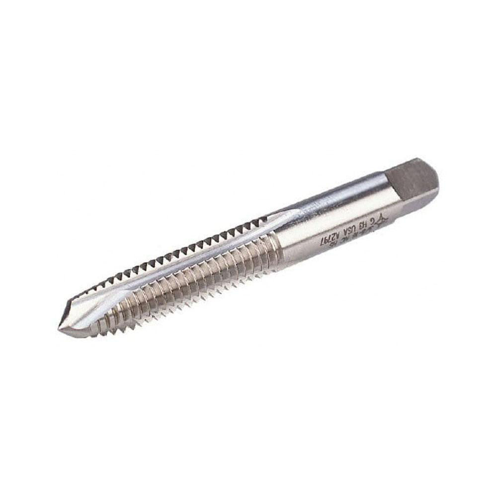 Cleveland C57452 Spiral Point Tap 3/8-16, UNC, 3 Flutes, Plug, 3B, High Speed Steel, Bright Finish