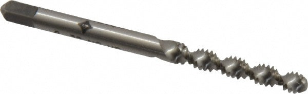 Cleveland C58533 Spiral Flute Tap #6-32, UNC, 2 Flute, Bottoming, 2B Class of Fit, High Speed Steel, Bright/Uncoated
