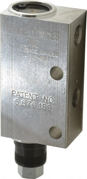 LDI Industries PMP100-01 0.16 cc Output per Cycle, 1 Outlet Central Lubrication System Air-Operated Pump