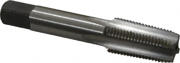 Cleveland C64037 Standard Pipe Tap 1/8-27, NPT, 4 Flutes, High Speed Steel, Bright/Uncoated