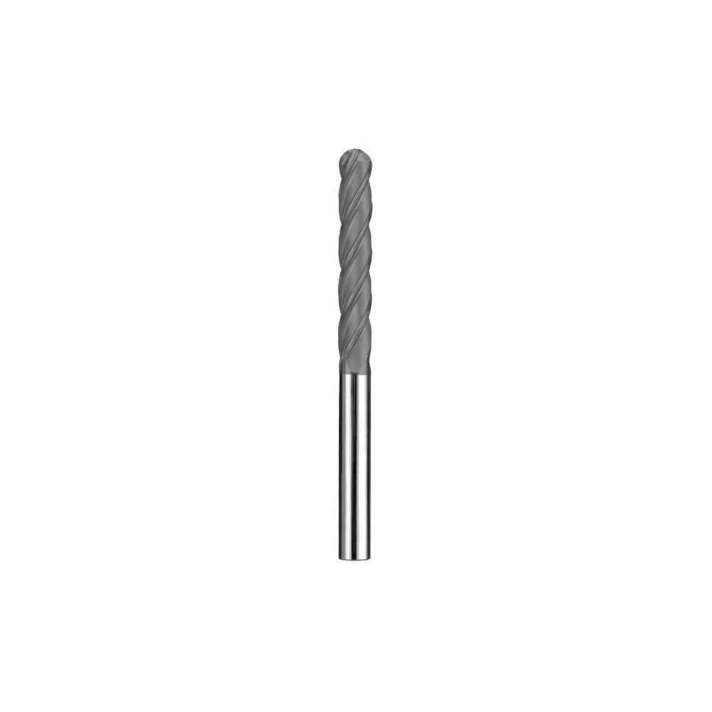 Kyocera SGS Precision Tools 49533 Ball End Mill 0.2362" Dia, 0.984" LOC, 4 Flute, Solid Carbide