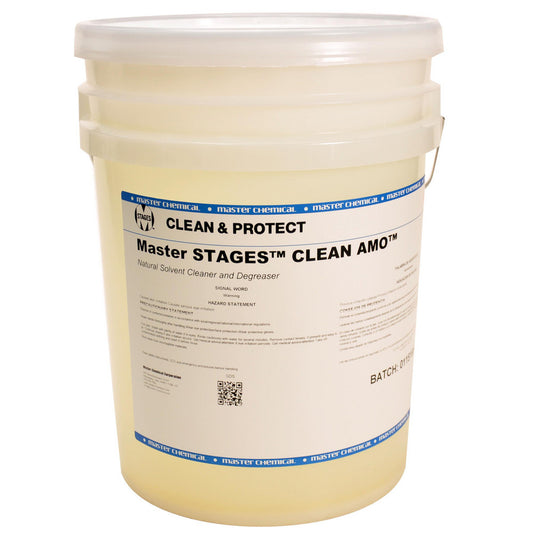 Master Fluid Solutions CLAMO-5G Master STAGES™ CLEAN AMO™, Natural-Solvent Cleaner & Degreaser, 5 gal Pail