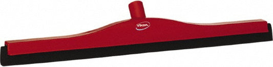 Vikan 77544 Floor squeegee w/Replacement Cassette, 23.6", Red