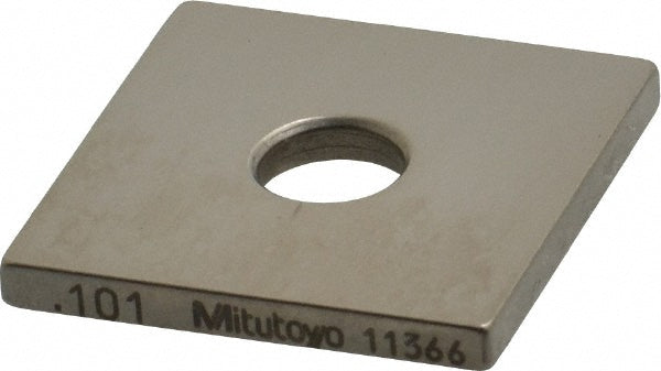 Mitutoyo 614141-531 Square Steel Gage Block 0.101", Grade 0