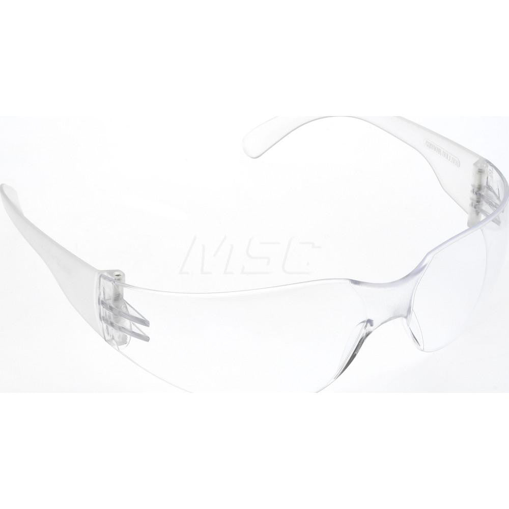 Cordova EHF10S Safety Glasses Scratch-Resistant, Polycarbonate, Clear Lenses, Full-Framed
