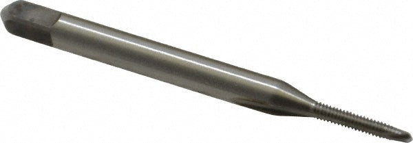 Kennametal 4130612 Spiral Point Tap M1.6x0.35 Metric Coarse, 2 Flutes, Plug Chamfer, 6H Class of Fit, HSS, Bright/Uncoated Coated