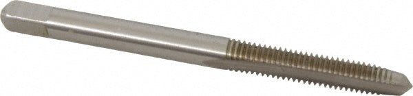 Kennametal 4131553 Straight Flute Tap #10-32 UNF, 2 Flute, Plug Chamfer, 3B Class of Fit, High-Speed Steel, Bright/Uncoated Finish