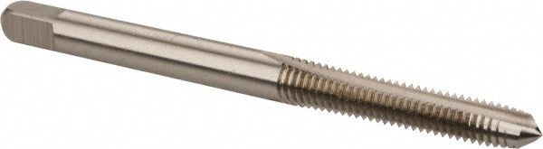 Kennametal 1542082 Straight Flute Tap #10-32 UNF, 2 Flute, Plug Chamfer, 2B Class of Fit, High-Speed Steel, Bright/Uncoated Finish