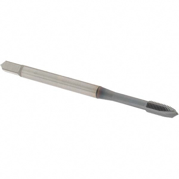 OSG 1651000208 Spiral Point Tap M4x0.50 Metric Fine, 3 Flutes, Plug, 6H Class of Fit, Powdered Metal, TiCN Coated