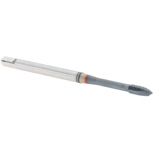 OSG 1651000108 Spiral Point Tap M3x0.50 Metric Coarse, 3 Flutes, Plug, 6H Class of Fit, Powdered Metal, TiCN Coated