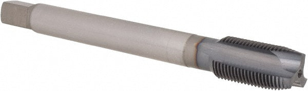 OSG 1651001408 Spiral Point Tap M12x1.00 Metric Fine, 3 Flutes, Plug, 6H Class of Fit, Powdered Metal, TiCN Coated