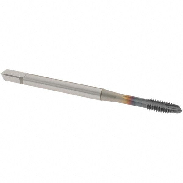 OSG 1651500808 Spiral Point Tap #8-32 UNC, 3 Flutes, Plug, 2B Class of Fit, Powdered Metal, TiCN Coated