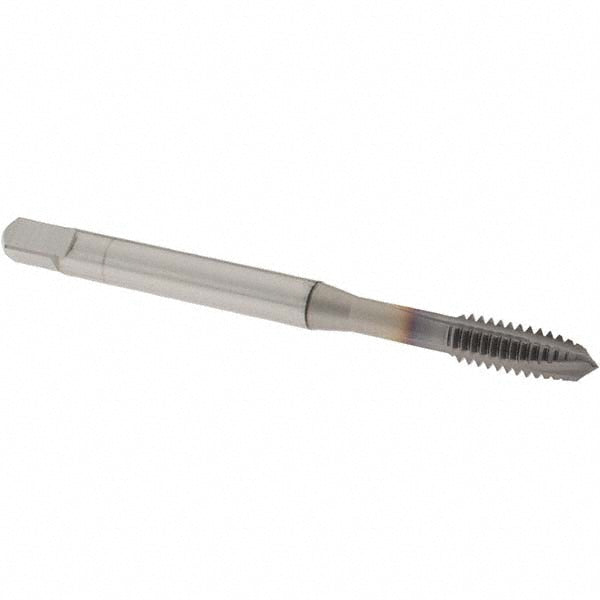 OSG 1651501708 Spiral Point Tap 1/4-20 UNC, 3 Flutes, Plug, 3B Class of Fit, Powdered Metal, TiCN Coated