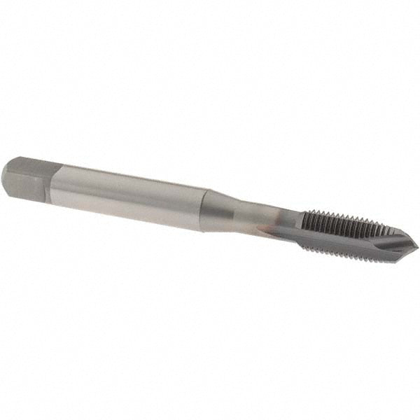 OSG 1651502708 Spiral Point Tap 3/8-24 UNF, 3 Flutes, Plug, 3B Class of Fit, Powdered Metal, TiCN Coated