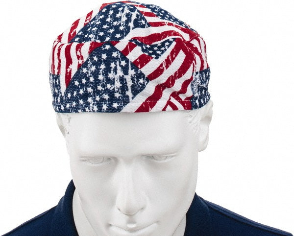 Ergodyne 12506 Skull Cap Size Universal, Blue, Red & White