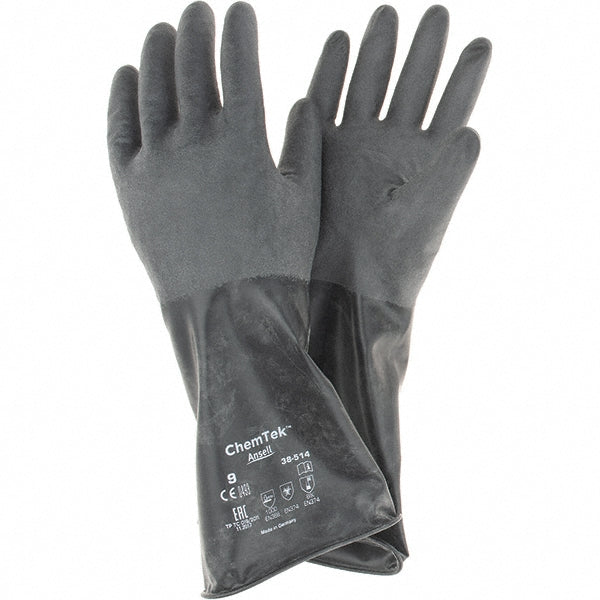 Ansell 38514090 Chemical Resistant Gloves AlphaTEC™ 38-514, 14.00 mil, Unsupported