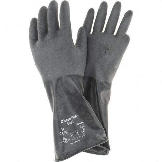 Ansell 38514090 Chemical Resistant Gloves AlphaTEC™ 38-514, 14.00 mil, Unsupported
