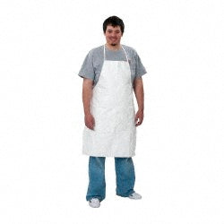 Dupont TY273BWH00010000 Disposable & Chemical-Resistant Apron  36" Length,  6.00 mil Thick,  White